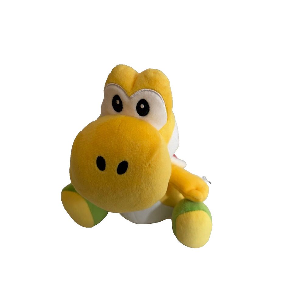 Super Mario Yellow Yoshi Plush Stuffed Toy 7" Nintendo Little Buddy 2018